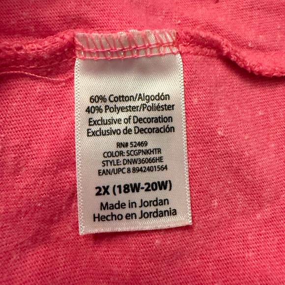 Danskin Now Pink Zip-Up Hoodie - Picture 13 of 14